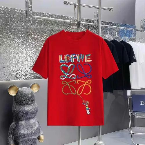 Loewe New Personalized Logo Printed Short Sleeve Couple Casual Oversize T-shirt