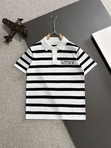 Gucci Unisex New Classic Striped Knitted Short Sleeve