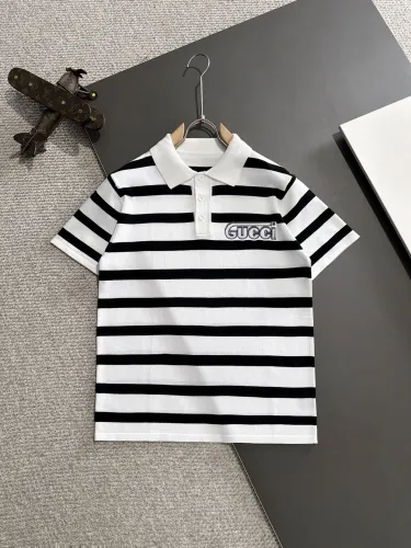 Gucci Unisex New Classic Striped Knitted Short Sleeve