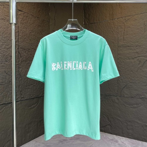Balenciaga Classic Letter Printed Short Sleeve Couple Casual Cotton T-shirt