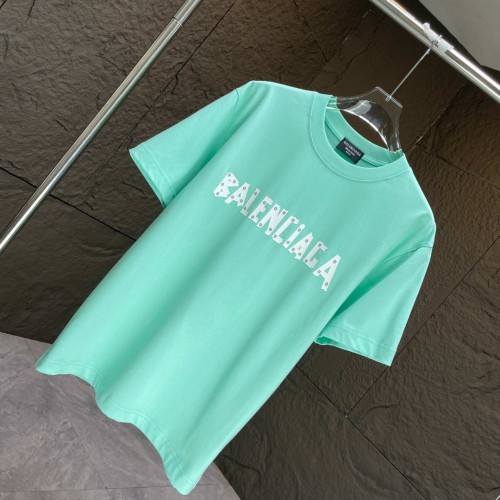 Balenciaga Classic Letter Printed Short Sleeve Couple Casual Cotton T-shirt