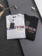 Louis Vuitton Classic Tri color Embroidered Logo Short Sleeve Couple's Casual Versatile T-shirt