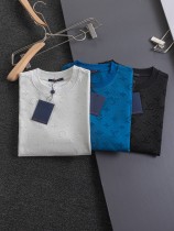 Louis Vuitton Classic Full Logo Short Sleeve Couple's Casual Versatile T-shirt