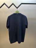 Gucci Classic Color Contrast Logo Jacquard Knitted Short Sleeve