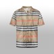 Burberry New Classic Striped Mesh Short Sleeve Shirt
