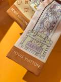 Louis Vuitton Classic Logo Silk Double Sided Hair Strap Size: 8X120 CM