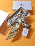 Dior Classic Butterfly and Flower Jacquard Silk Hair Strap Ribbon Size: 6X105 CM
