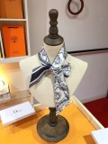 Dior Classic Jacquard Silk Hair Strap Ribbon Size: 6X105 CM