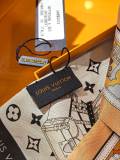 Louis Vuitton Classic Logo Silk Double Sided Hair Strap Size: 8X120 CM
