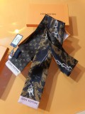 Louis Vuitton Classic Chain Silk Double Sided Hair Strap Size: 8X120 CM