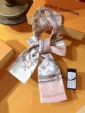 Louis Vuitton Classic Versatile Silk Hair Strap Ribbon Size: 8X120 CM
