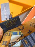 Louis Vuitton Classic Logo Silk Double Sided Hair Strap Size: 8X120 CM