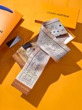 Louis Vuitton Classic Logo Silk Double Sided Hair Strap Size: 8X120 CM
