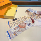 Louis Vuitton New Fashion Logo Hot Air Balloon Pattern Hair Strap 8x120 CM