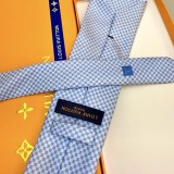 Louis Vuitton New Classic Men's Checkered Silk Tie