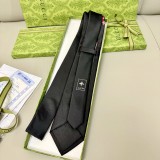 Gucci New Classic Men's Embroidered Snake Silk Tie