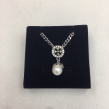 Chrome Hearts New Trendy Hip Hop Pearl Pendant Necklace