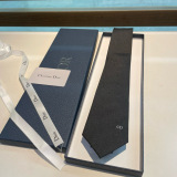 Dior New Classic Men's Embroidered Logo Tie