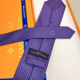 Louis Vuitton New Classic Men's Checkered Silk Tie