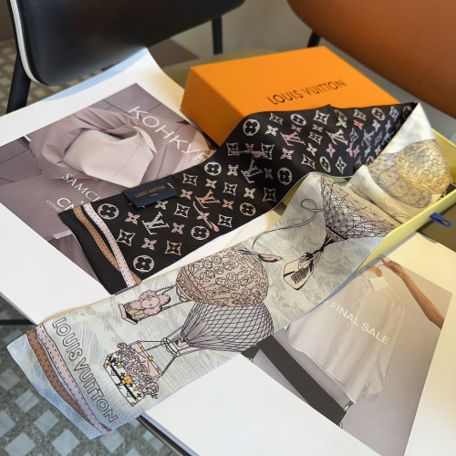 Louis Vuitton New Fashion Logo Hot Air Balloon Pattern Hair Strap 8x120 CM
