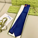 Gucci New Classic Men's Embroidered Snake Silk Tie
