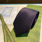 Gucci New Classic Men's GG Logo Silk Tie