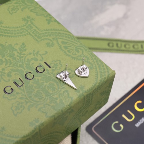 Gucci New Classic Asymmetric Diamond Earrings