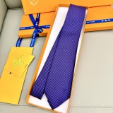Louis Vuitton New Classic Men's Checkered Silk Tie