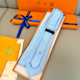 Louis Vuitton New Classic Men's Logo Silk Tie