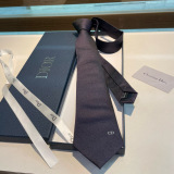 Dior New Classic Men's Embroidered Logo Tie