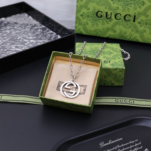 Gucci New Trendy Retro Double G Necklace