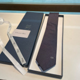 Dior New Classic Men's Embroidered Logo Tie