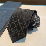 Dior New Men's Silk Vine Pattern Tie
