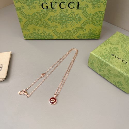 Gucci New Fashion Interlocking 18K Gold Necklace