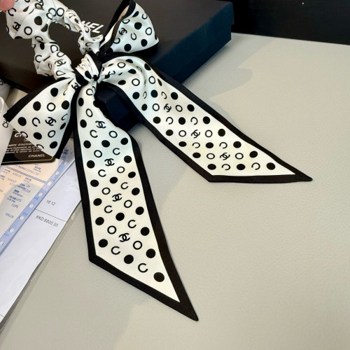 Chanel New Classic Silk Scarf Hair Strap