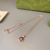 Gucci New Fashion Interlocking 18K Gold Necklace
