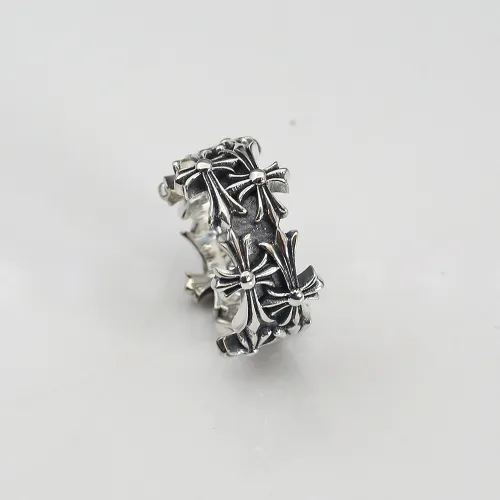 Chrome Hearts New Retro Tomb Cross Ring