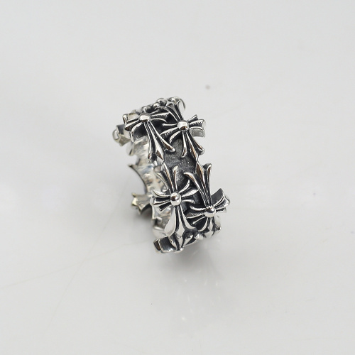 Chrome Hearts New Retro Tomb Cross Ring