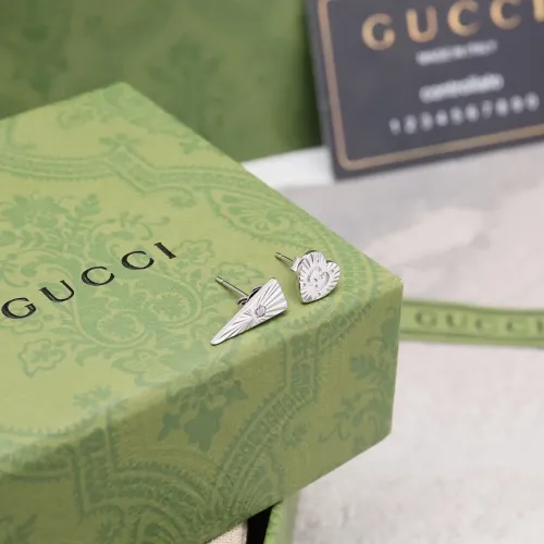 Gucci New Classic Asymmetric Diamond Earrings