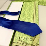 Gucci New Classic Men's Embroidered Snake Silk Tie