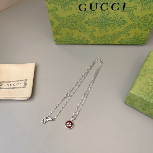 Gucci New Fashion Interlocking 18K Gold Necklace