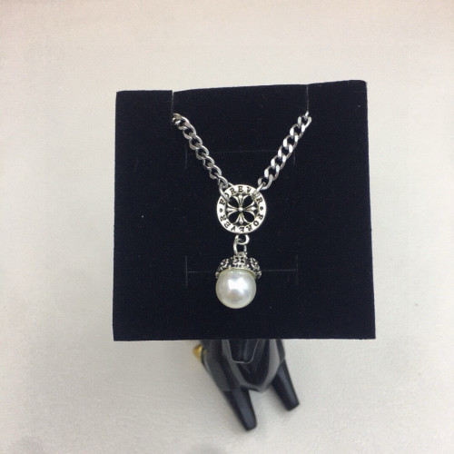 Chrome Hearts New Trendy Hip Hop Pearl Pendant Necklace