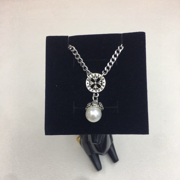 Chrome Hearts New Trendy Hip Hop Pearl Pendant Necklace