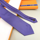 Louis Vuitton New Classic Men's Checkered Silk Tie