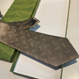 Gucci New Classic Men's GG Logo Jacquard Silk Tie