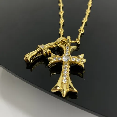Chrome Hearts New Unisex Diamond Cross Pendant Necklace