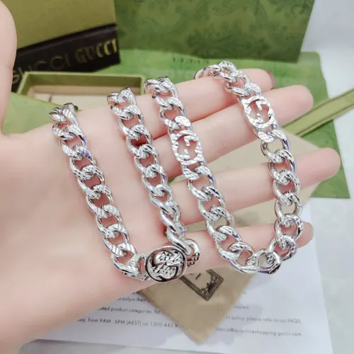 Gucci New Retro Interlocking Double G Necklace