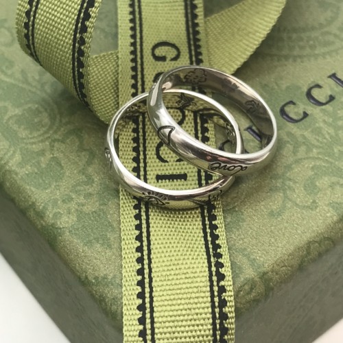 Gucci Retro Blind for Love Narrow Edition Ring