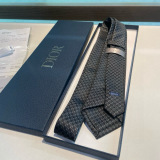 Dior New Classic Men's Silk Vine Pattern Tie