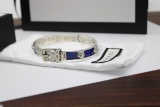 Gucci New Retro Mighty Tiger Head Belt Buckle Bracelet 51-54 CM